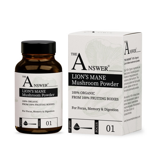 Lion's Mane 100% Organic Mushroom Powder