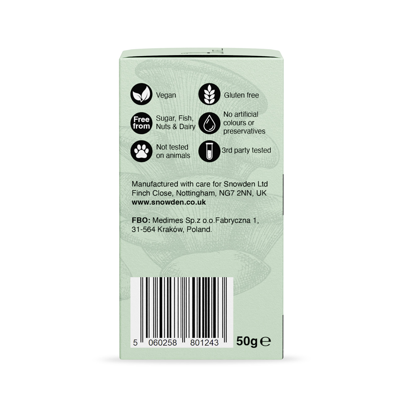 Cordyceps 100% Organic Mushroom Powder