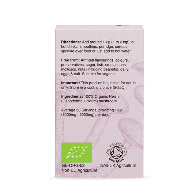 Reishi 100% Organic Mushroom Powder