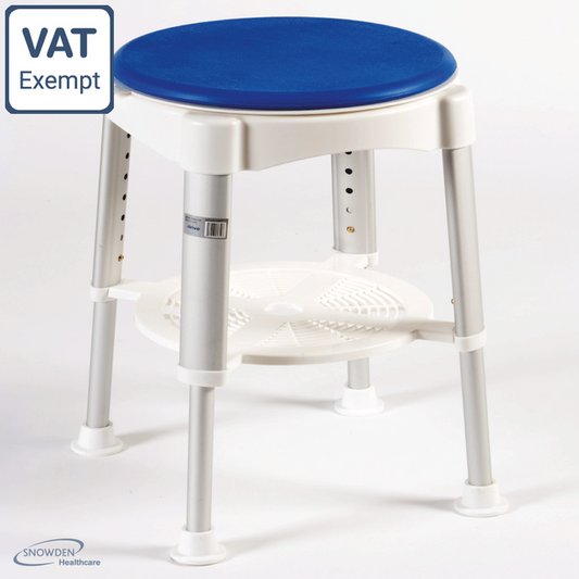 Sturdy Rotating Shower Stool
