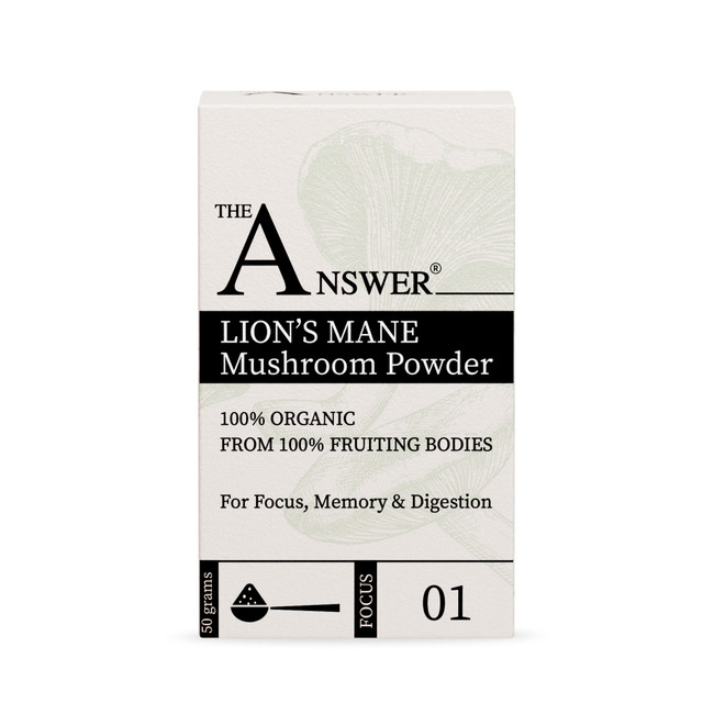 Lion's Mane 100% Organic Mushroom Powder