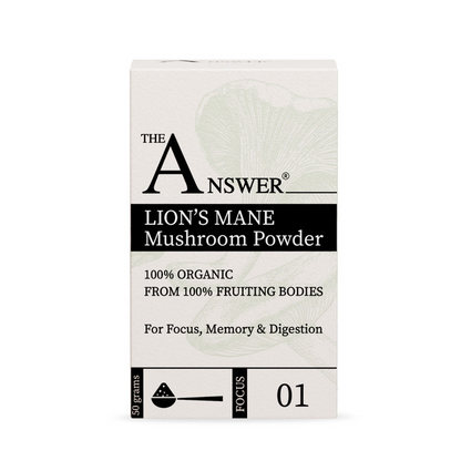 Lion's Mane 100% Organic Mushroom Powder