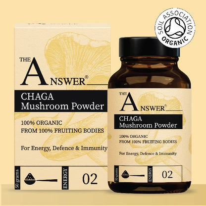 Chaga 100% Organic Mushroom Powder