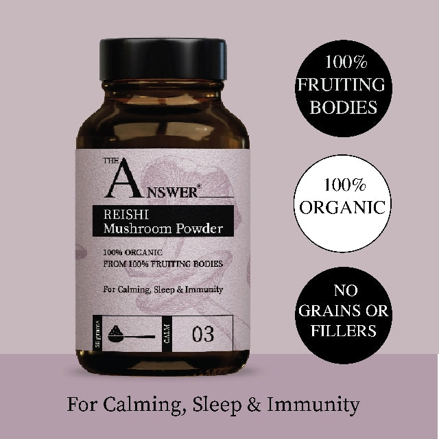 Reishi 100% Organic Mushroom Powder