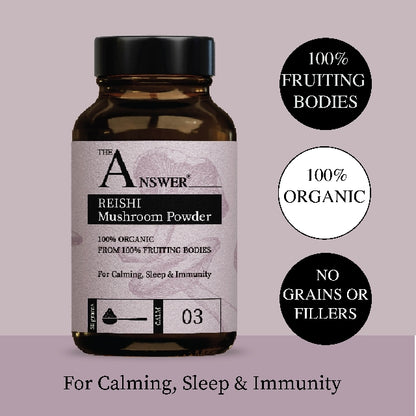 Reishi 100% Organic Mushroom Powder