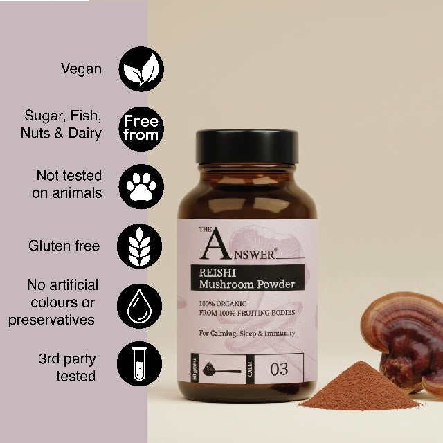 Reishi 100% Organic Mushroom Powder