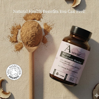 Reishi 100% Organic Mushroom Powder